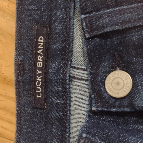 Lucky Brand High Rise Skinny Bridgette Jean Dark Wash Side Strip Size 8/29 NEW - Picture 7 of 14